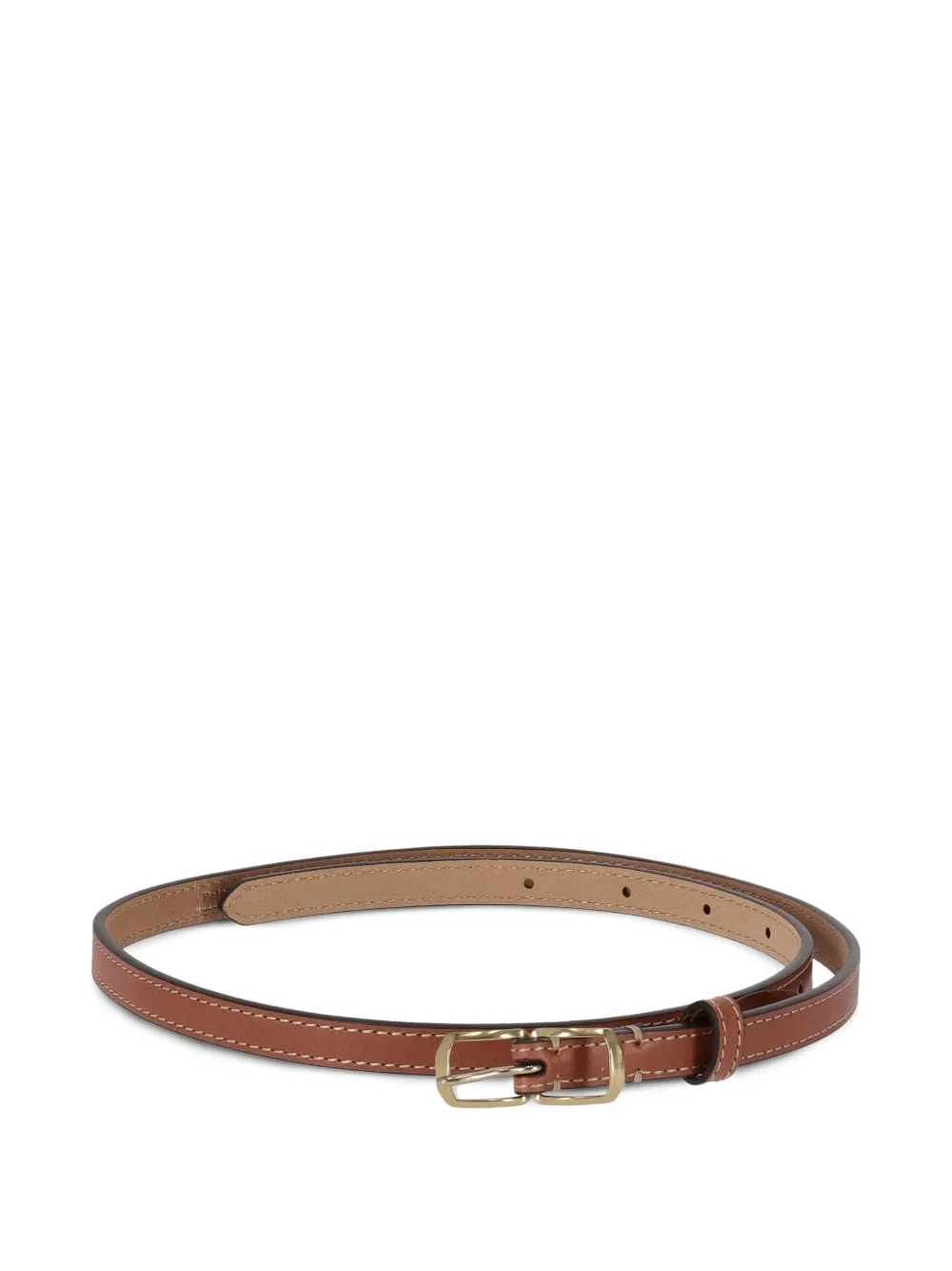Polo Ralph Lauren buckle leather belt - Marrone