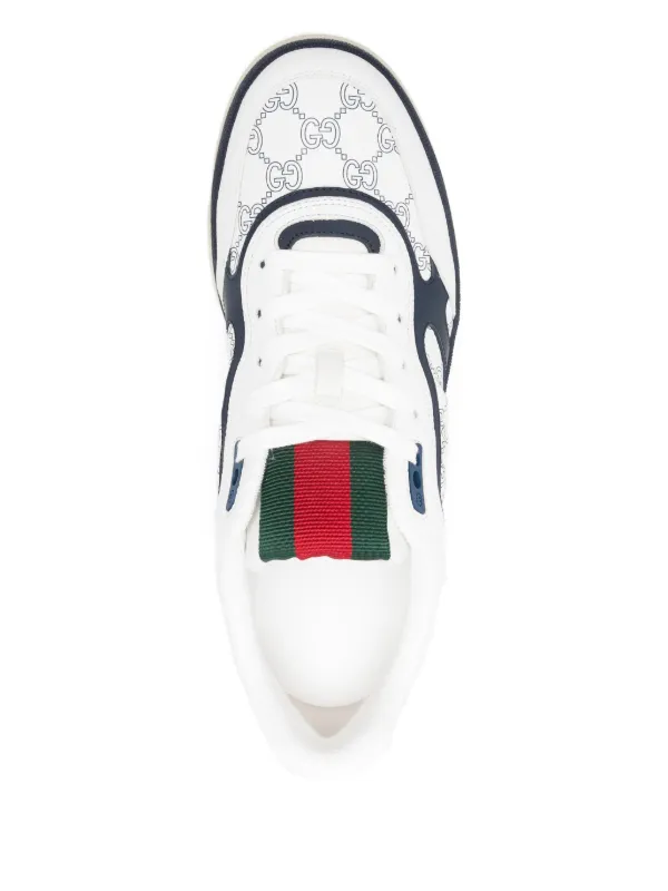 Gucci ロゴパターン スニーカー | ホワイト | FARFETCH JP