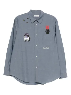 Undercover Psychoプリント シャツ | ブルー | FARFETCH JP