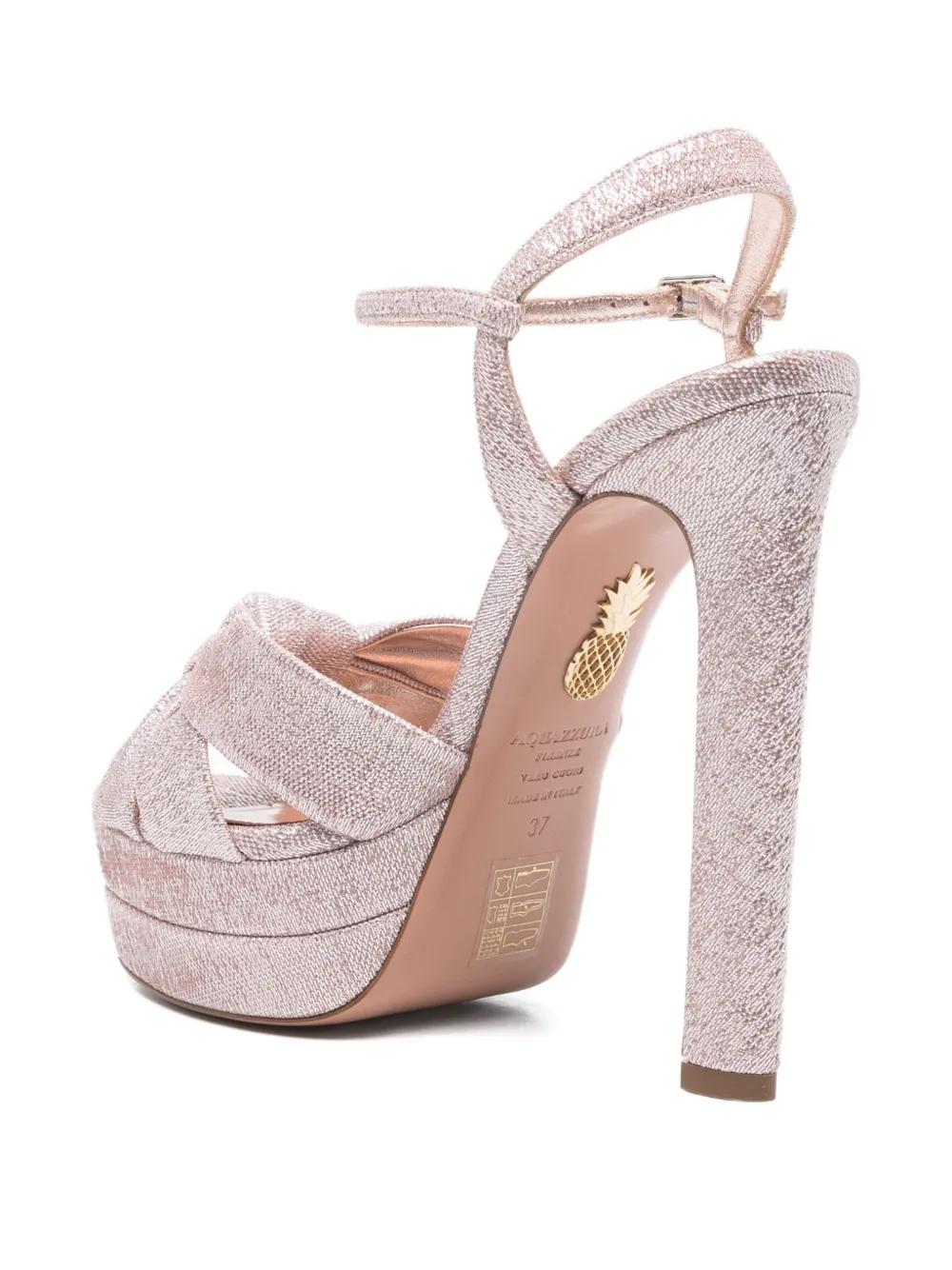 Aquazzura Nina sandalen met plateauzool Roze