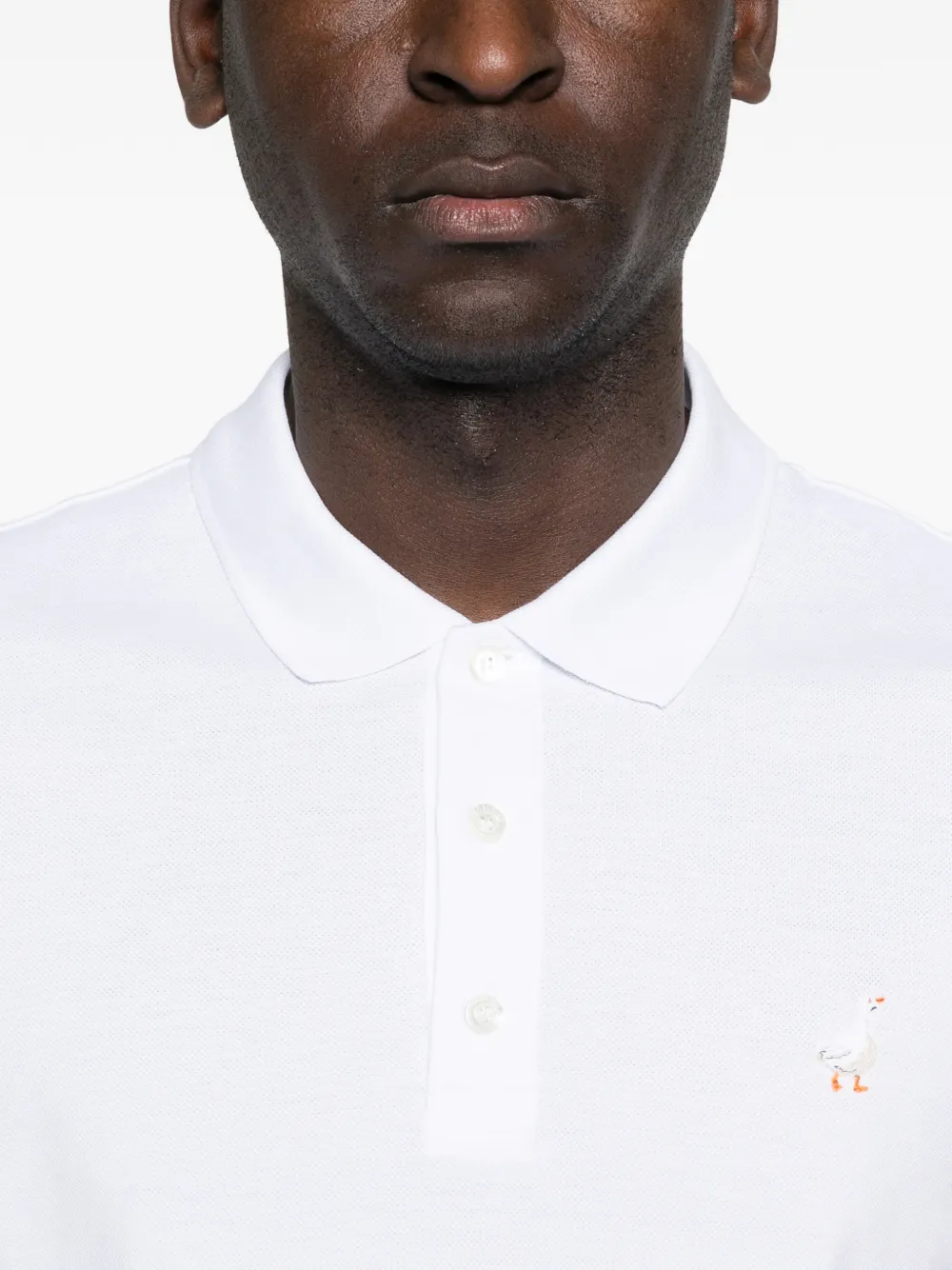 Moschino Poloshirt met dierenapplicatie Wit