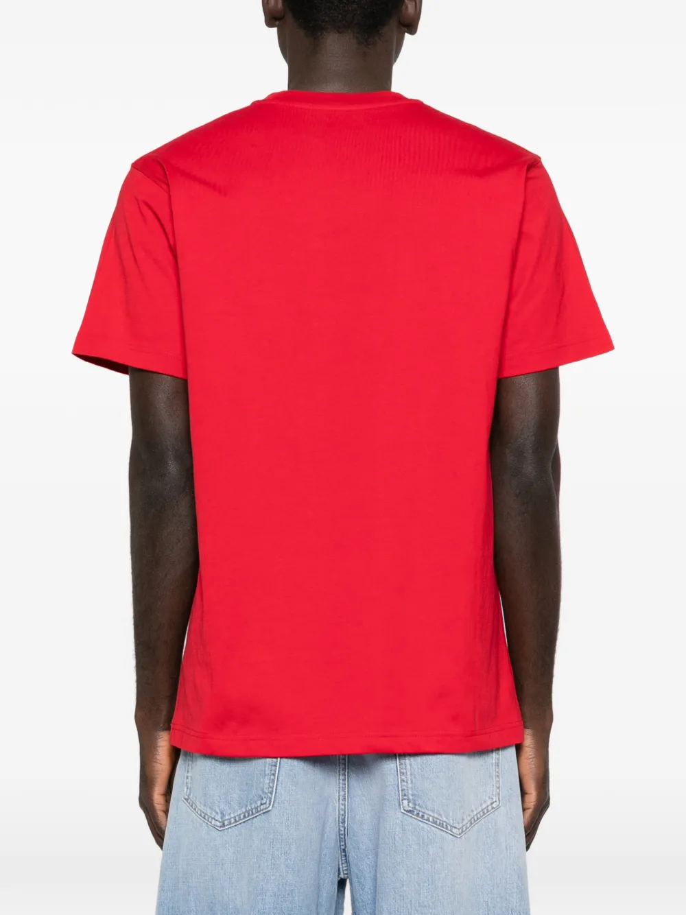 Moschino Laurel T-shirt met logo Rood
