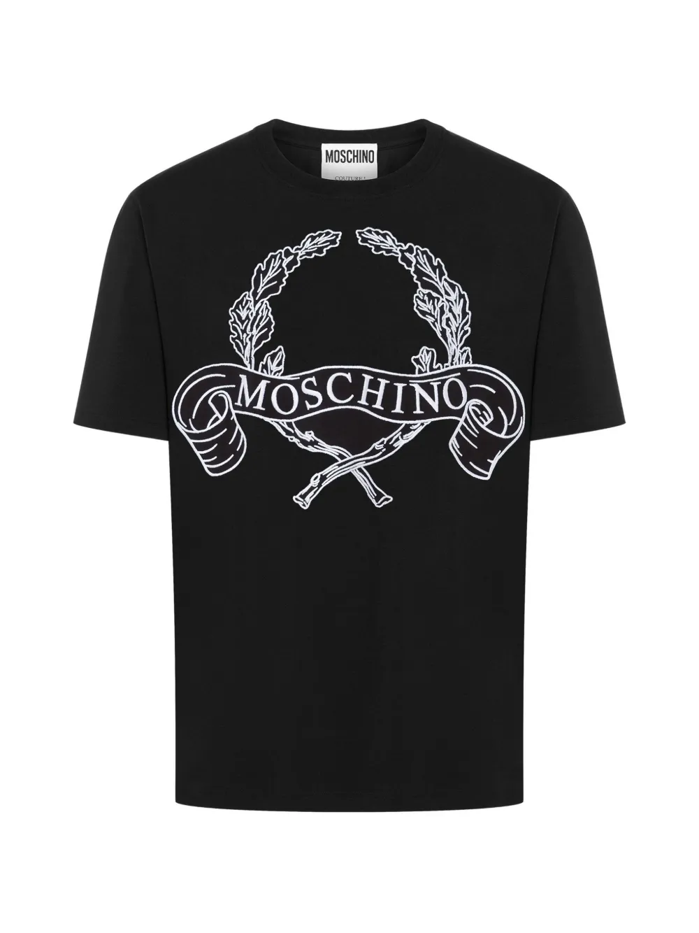 Moschino Laurel T-shirt met logo Rood