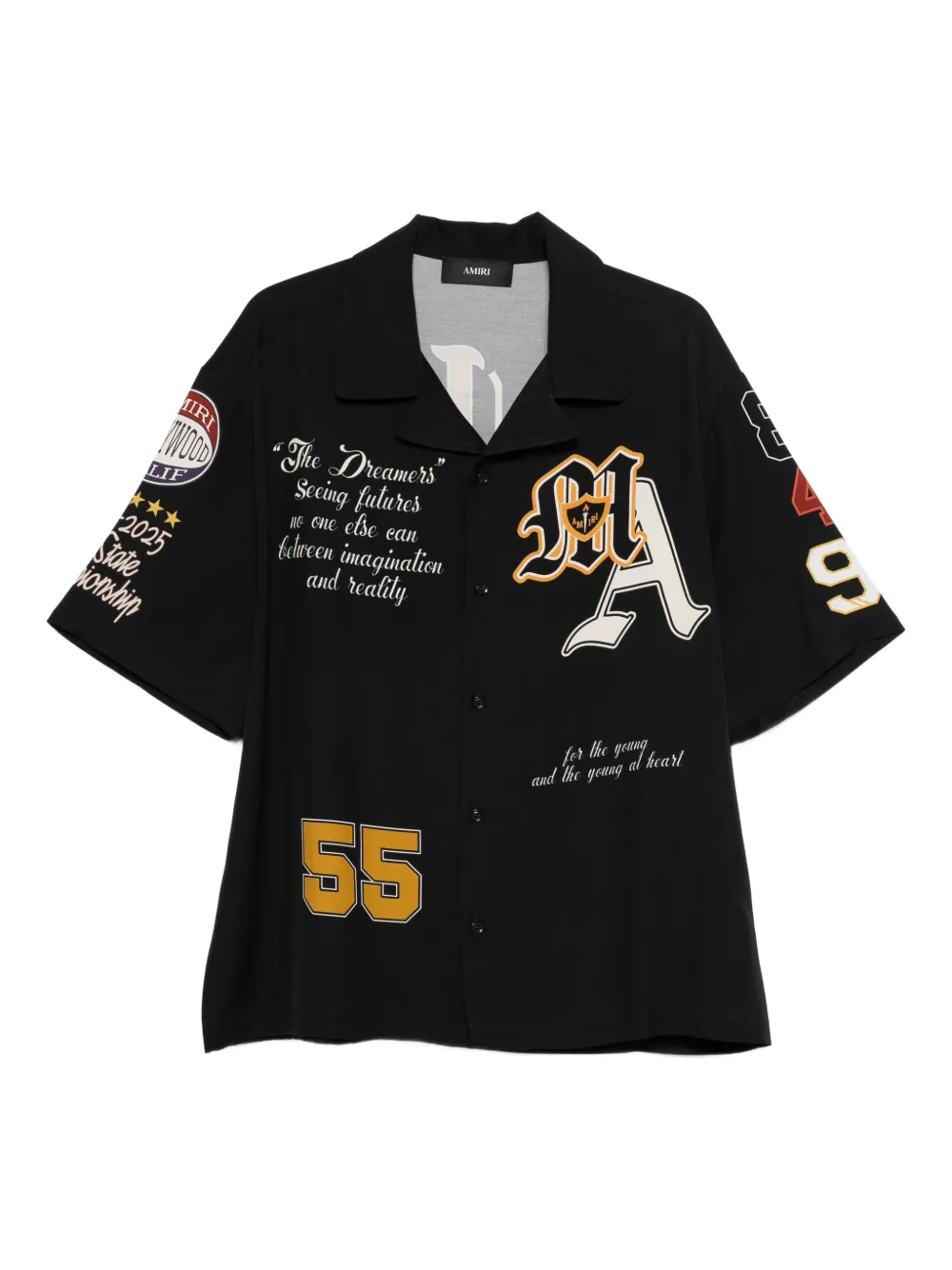 AMIRI graphic-print shirt - Black
