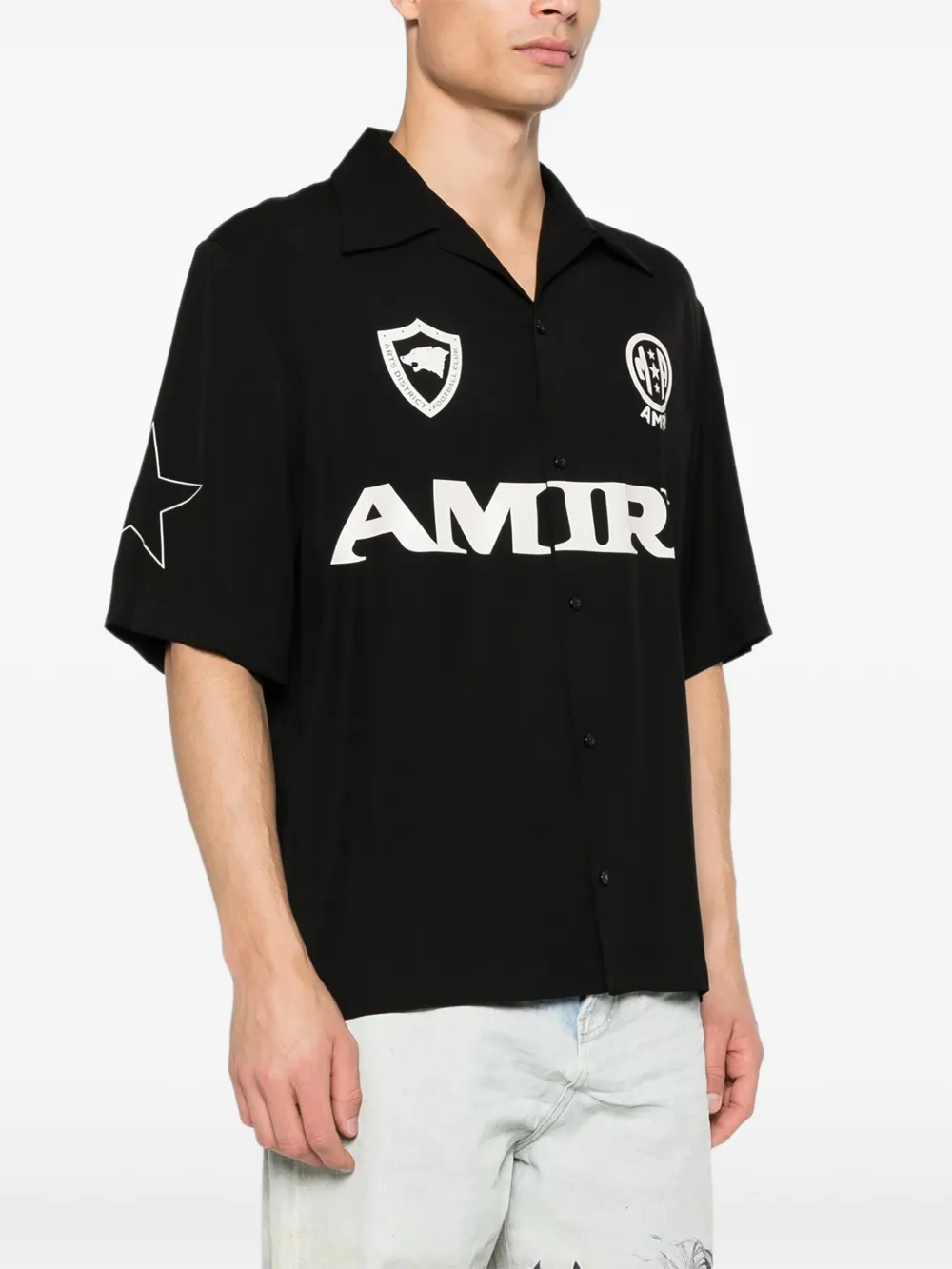  Amiri Graphic-print Shirt - Black 