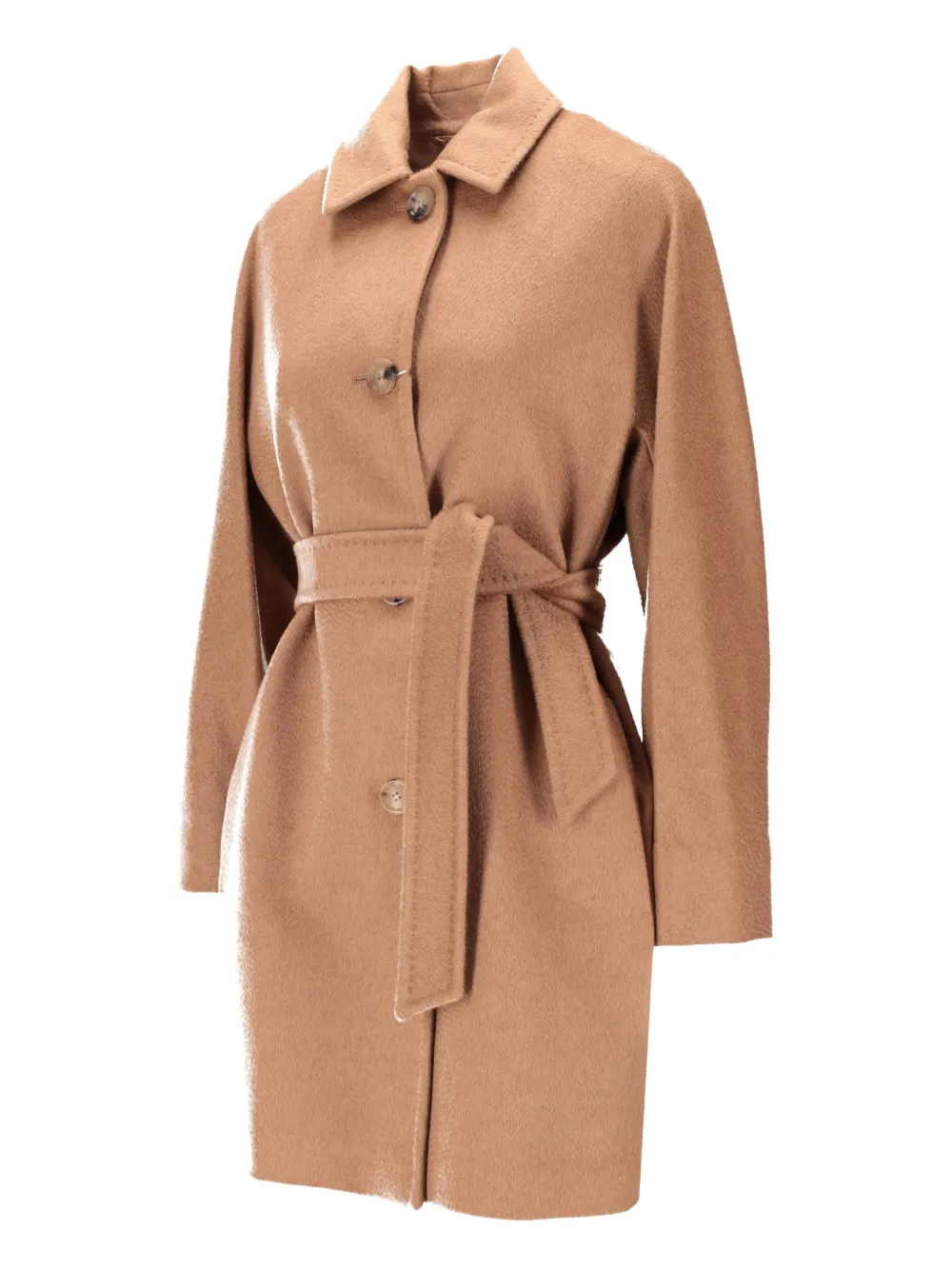 Max Mara Jas met ceintuur Beige
