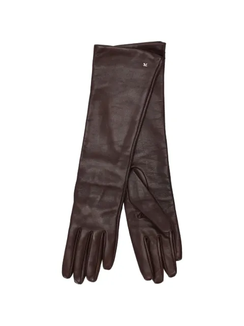 Max Mara logo-detail gloves
