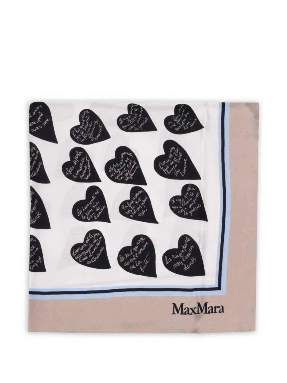 Heart Print Scarf