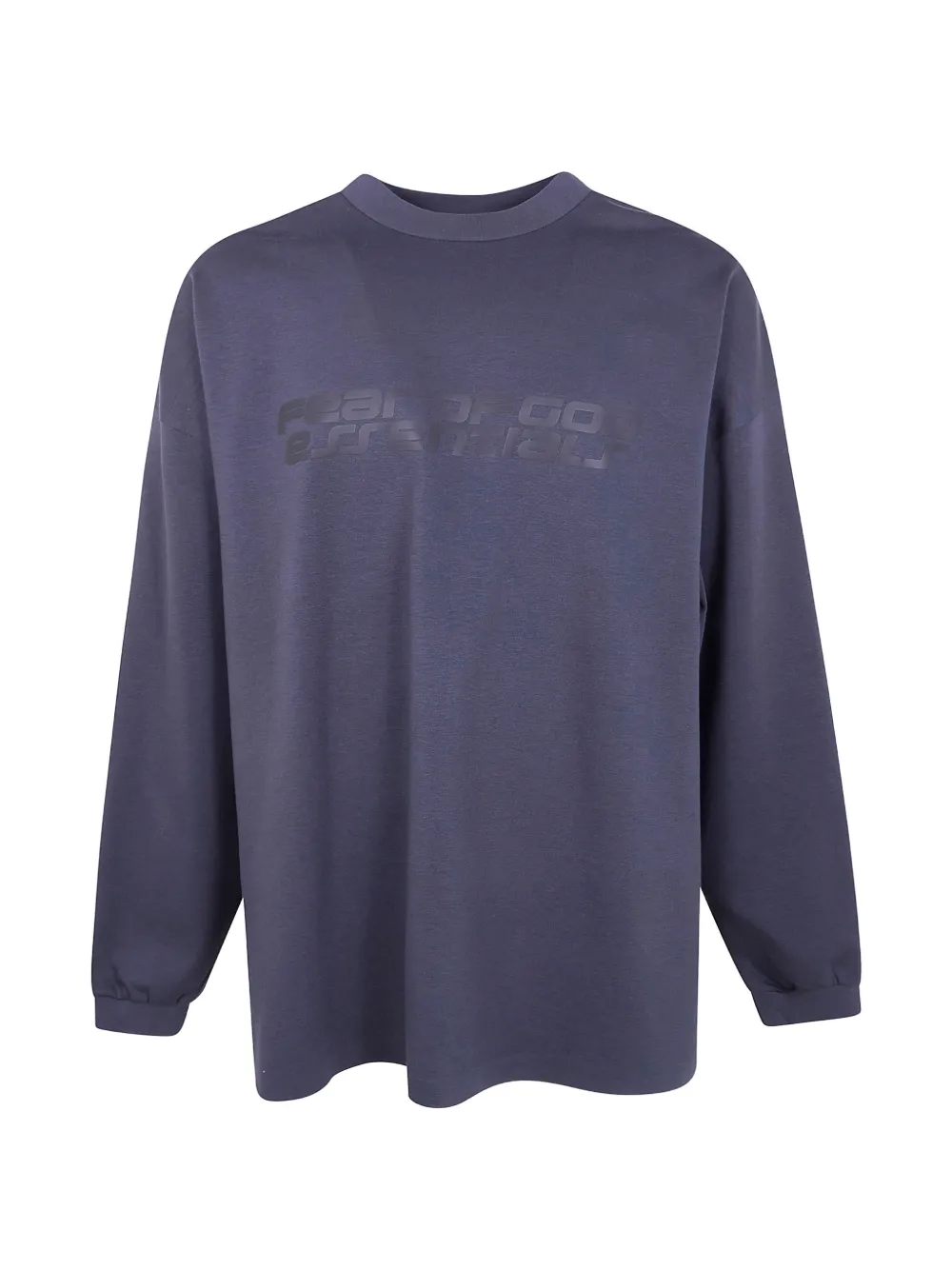 FEAR OF GOD ESSENTIALS logo long sleeve T-shirt - Blu