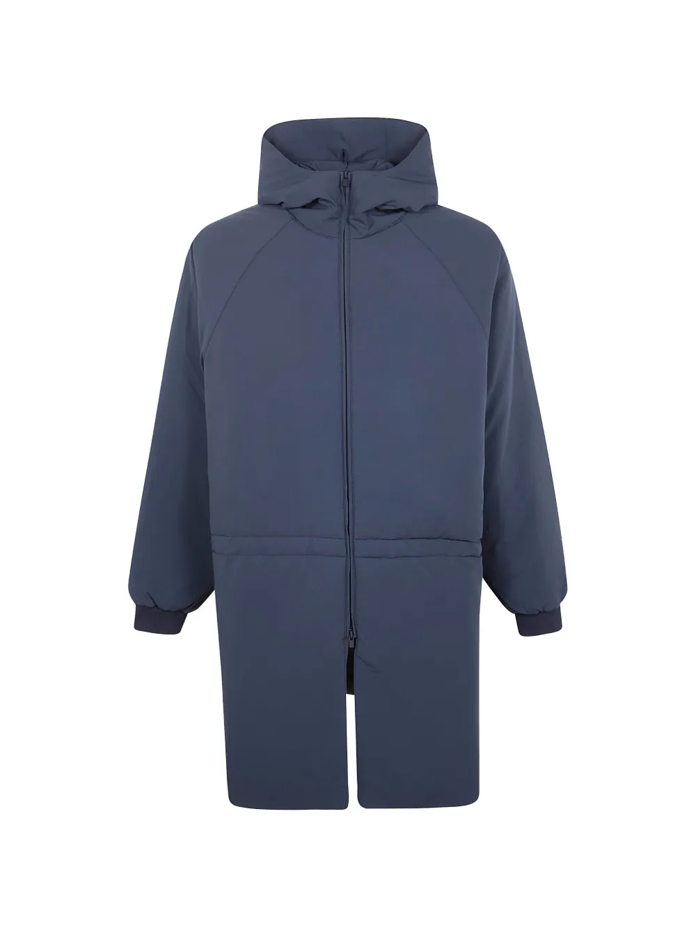 FEAR OF GOD ESSENTIALS hooded logo-embroidery parka coat - Nero