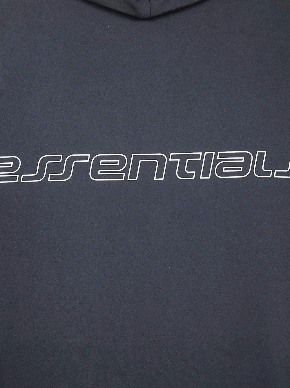 FEAR OF GOD ESSENTIALS Parka met geborduurd logo en capuchon Zwart