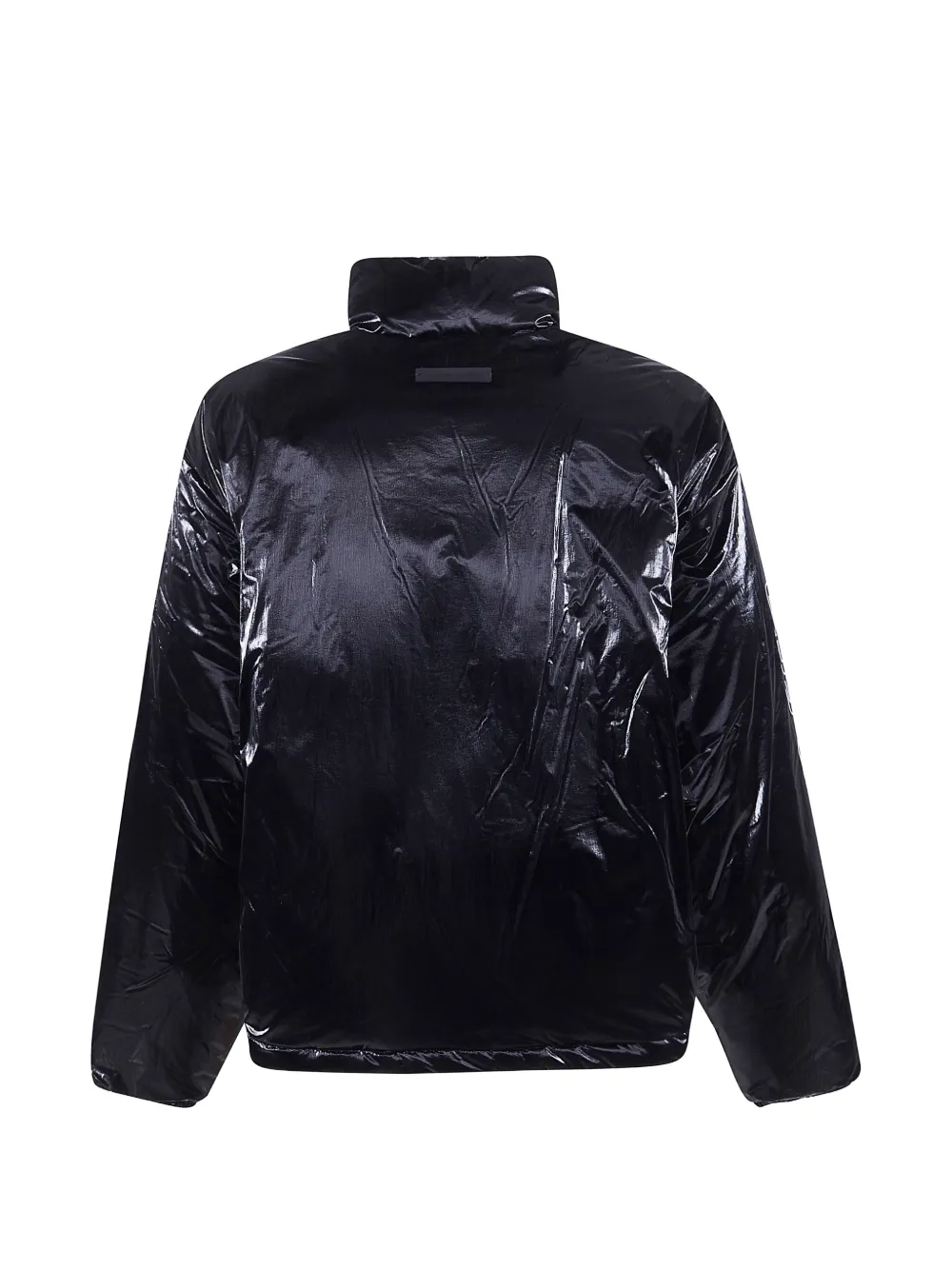  Fear Of God Essentials Metallic-effect Funnel Jacket - Black 