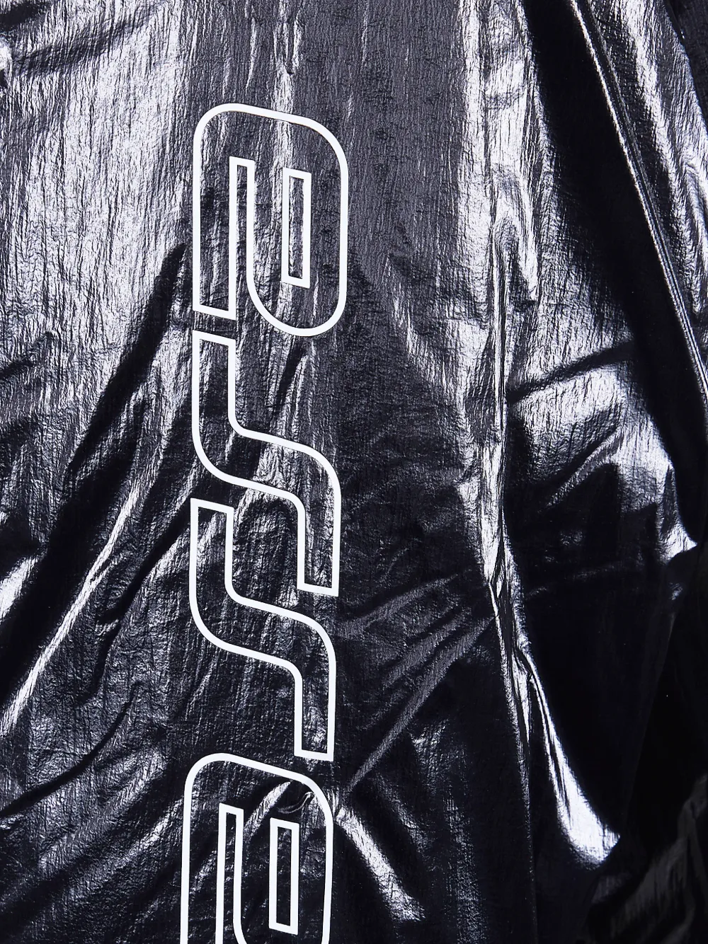  Fear Of God Essentials Metallic-effect Funnel Jacket - Black 