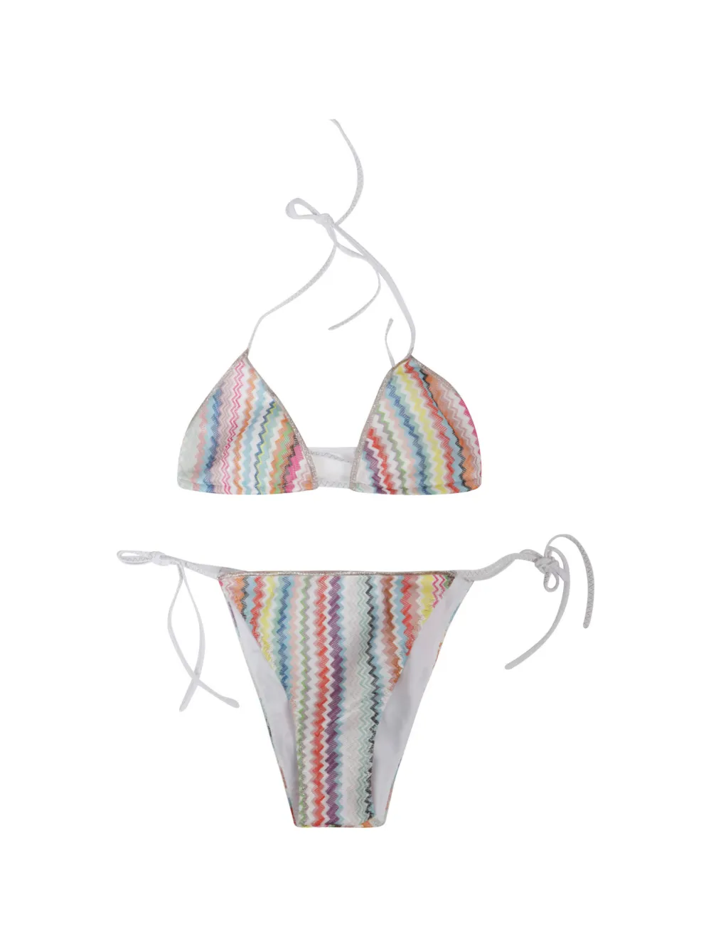 Missoni Zig-zag-pattern Bikini In Multi