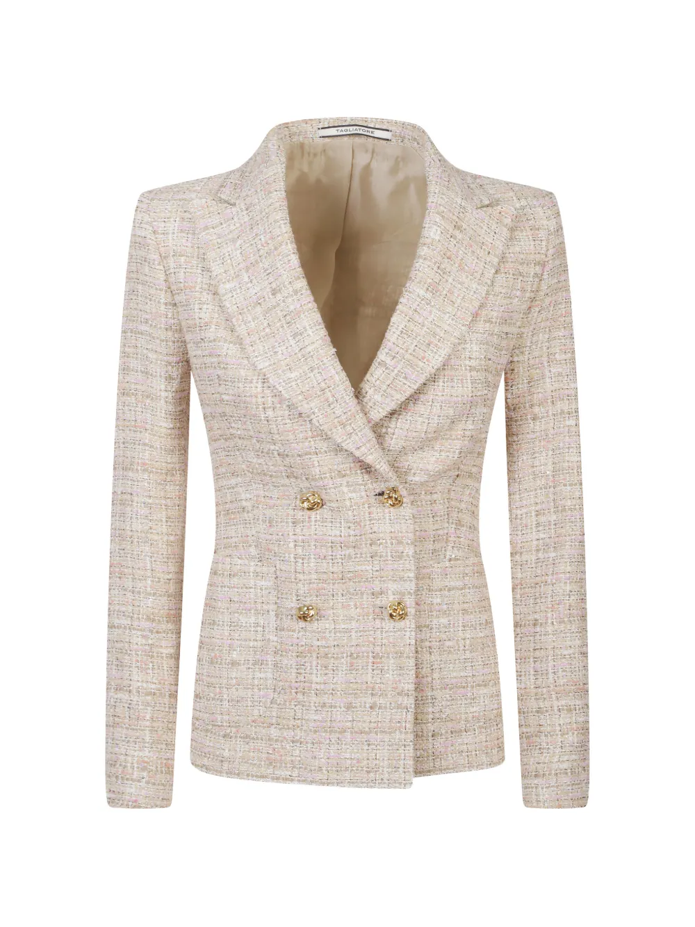 Tagliatore button-up tweed jacket - Toni neutri