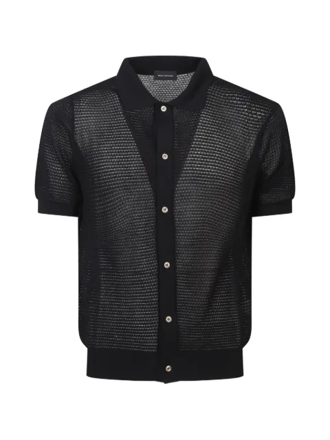 Tagliatore buttoned mesh shirt