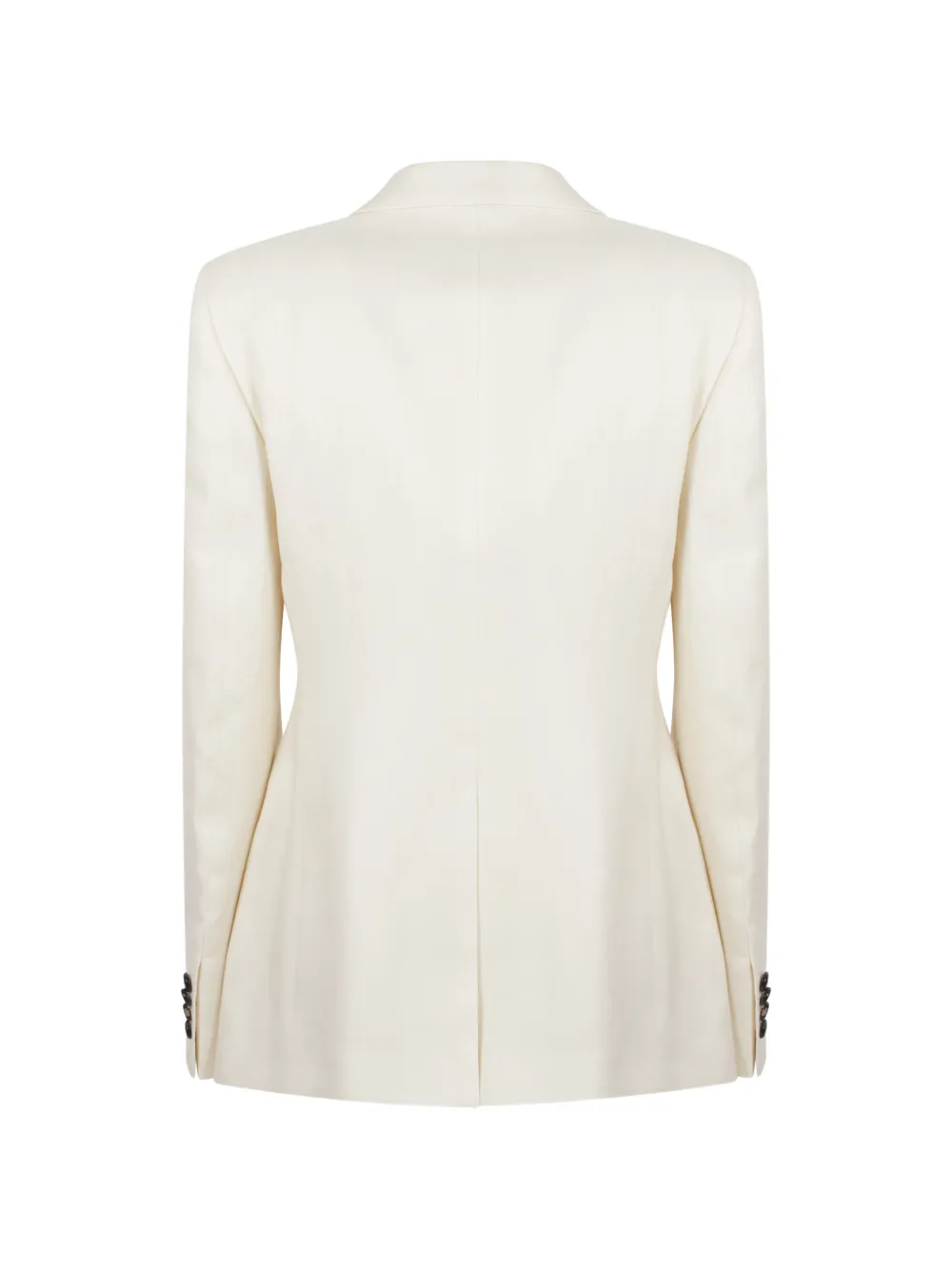 Tagliatore Parigi blazer met dubbele rij knopen en puntige revers Beige