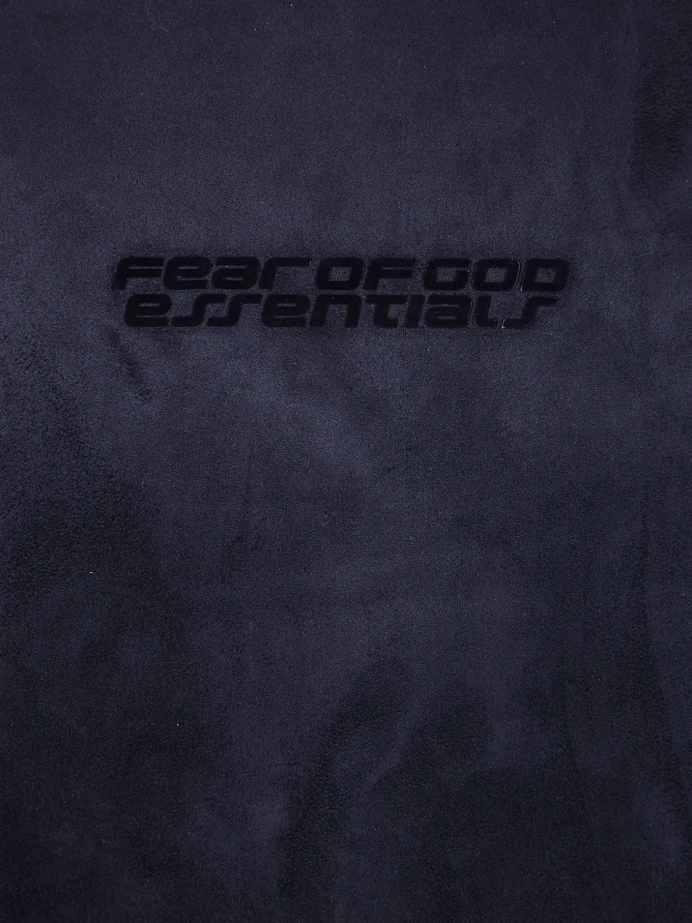 FEAR OF GOD ESSENTIALS Hoodie met geborduurd logo Zwart