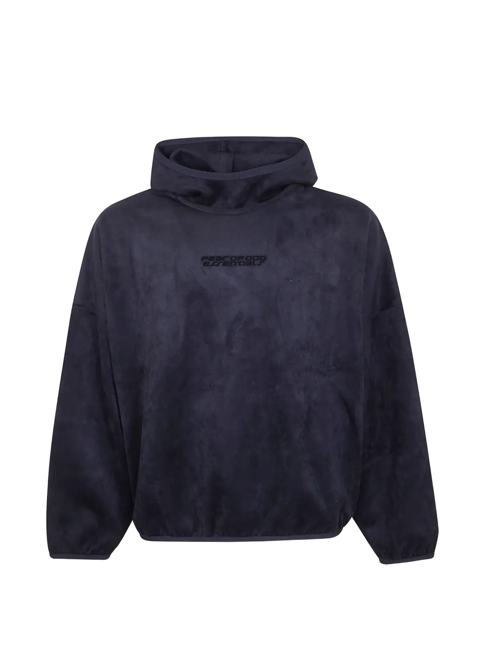 FEAR OF GOD ESSENTIALS logo-embroideryhoodie - Nero