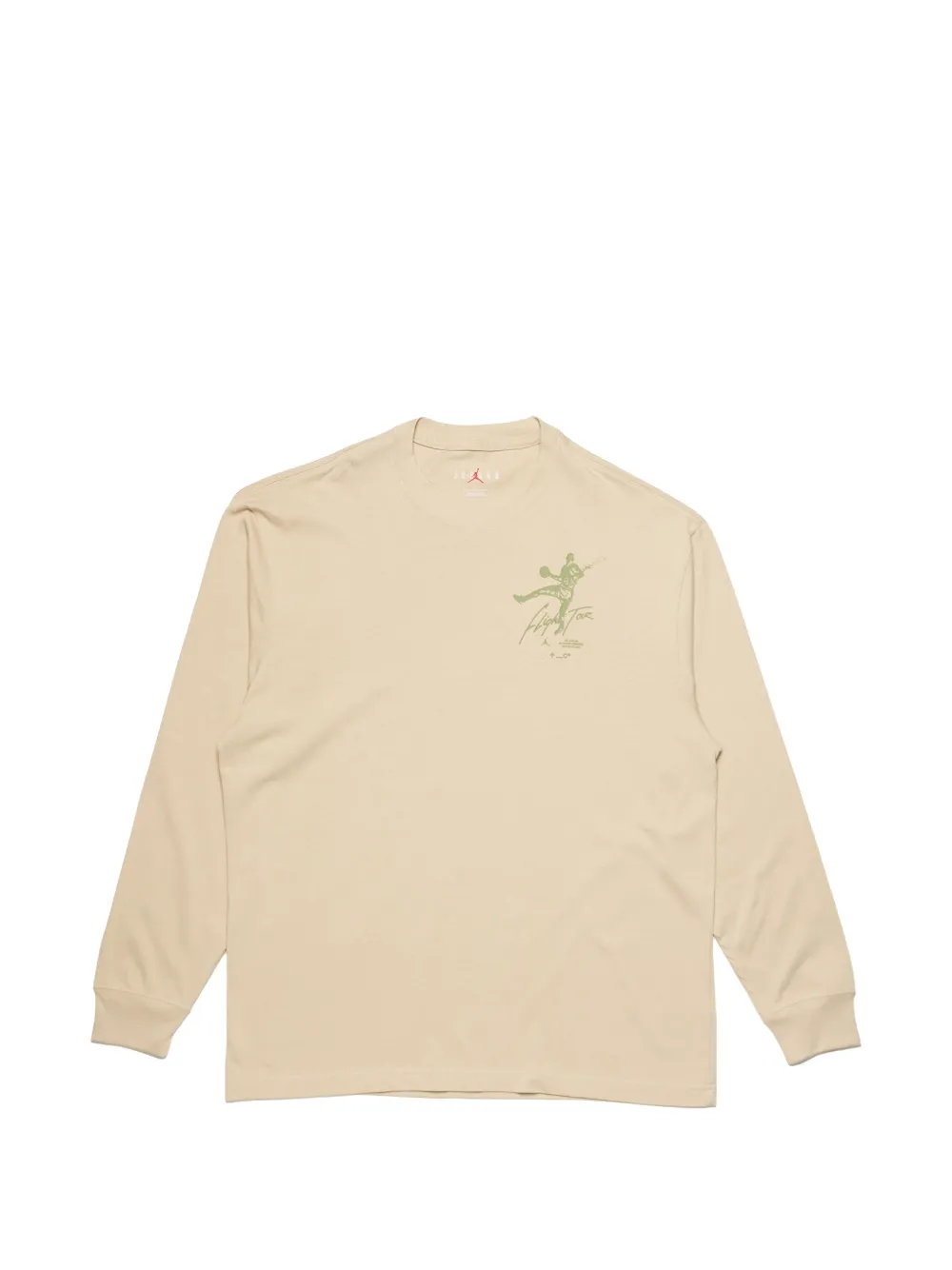 Jordan Flight Heritage 85 graphic crew-neck T-shirt - Nude