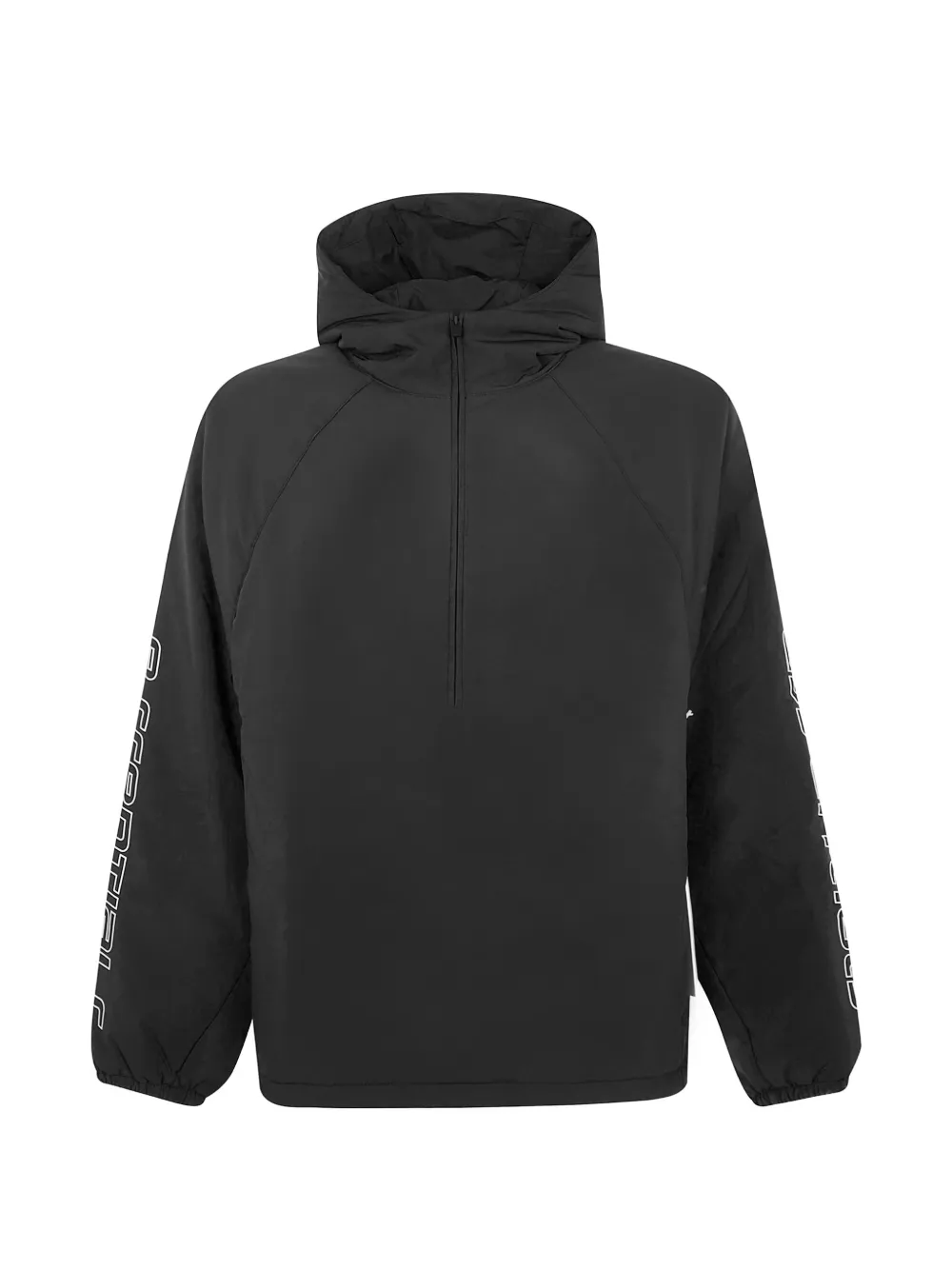FEAR OF GOD ESSENTIALS hooded half-zip jacket - Nero
