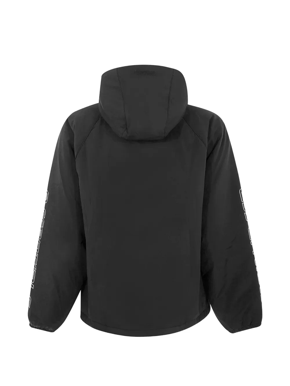  Fear Of God Essentials Hooded Half-zip Jacket - Black 