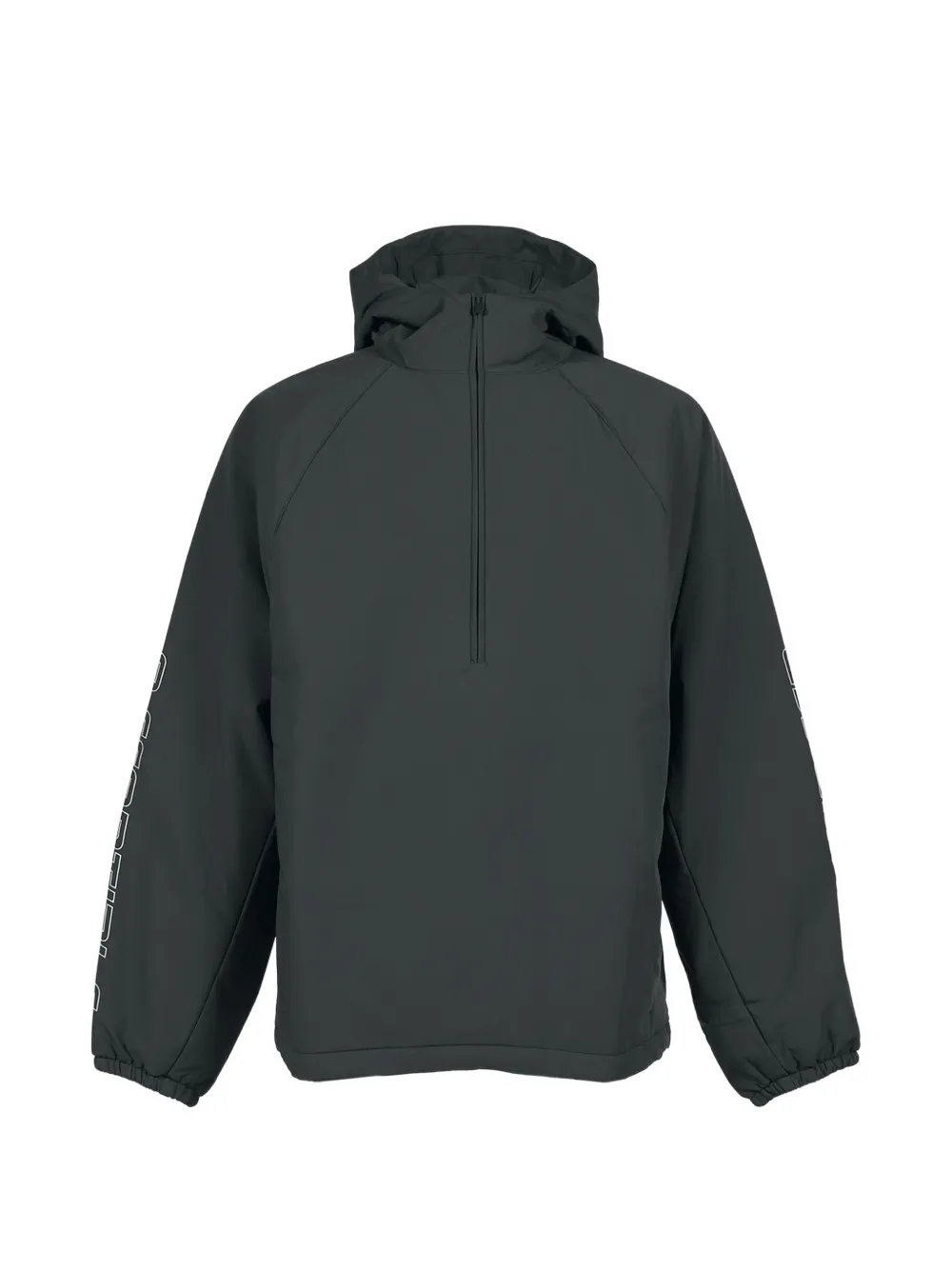 FEAR OF GOD ESSENTIALS hooded half-zip jacket - Nero