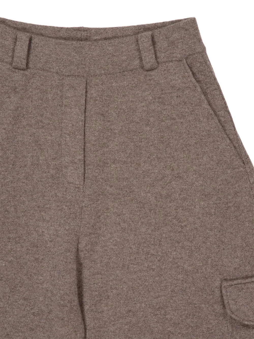  Lisa Yang Azaria Cargo Knitted Trousers - Brown 