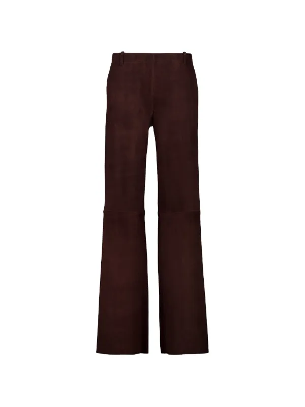Stouls Oswald Suede Trousers in Brown
