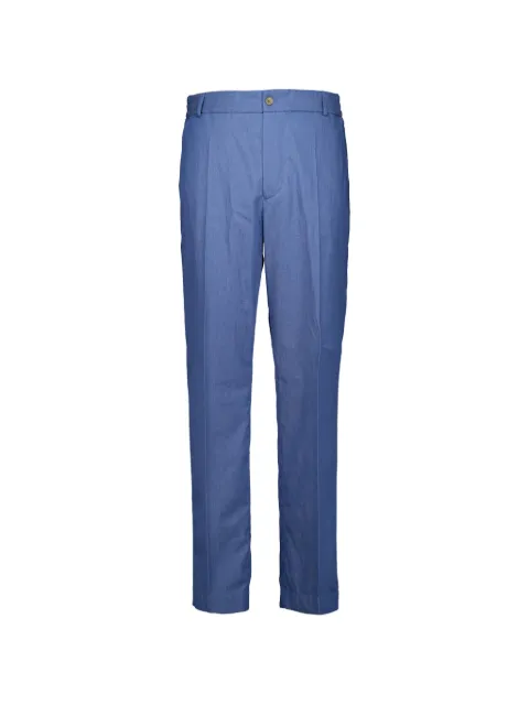 Moncler logo-patch straight-fit trousers