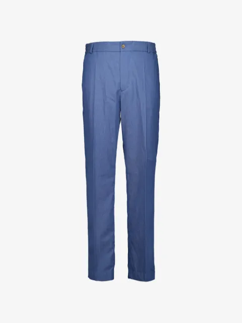 Moncler logo-patch straight-fit trousers