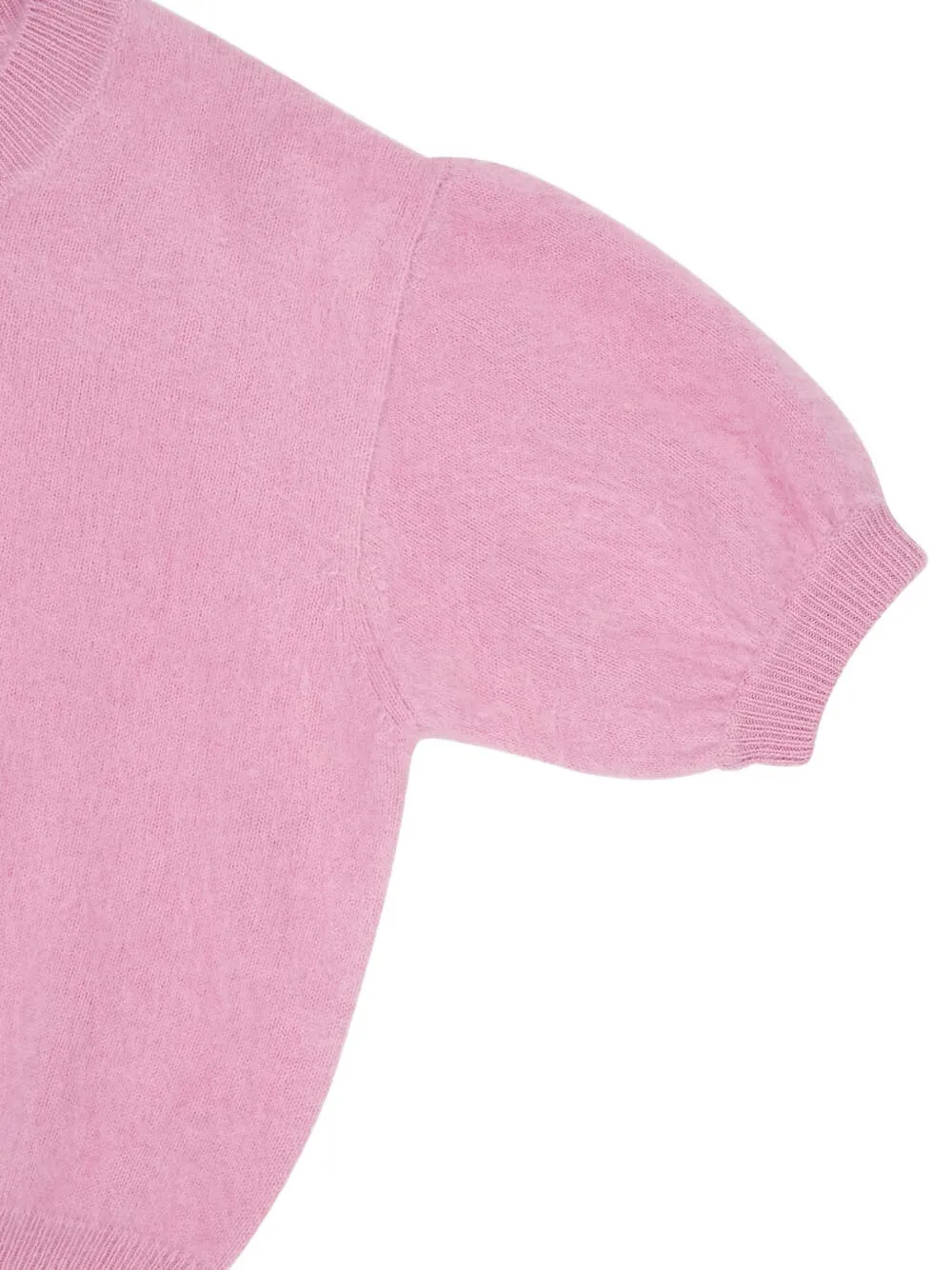 Lisa Yang Juniper gebreide trui met korte mouwen Roze