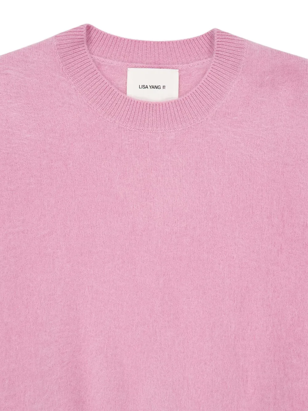 Lisa Yang Juniper gebreide trui met korte mouwen Roze