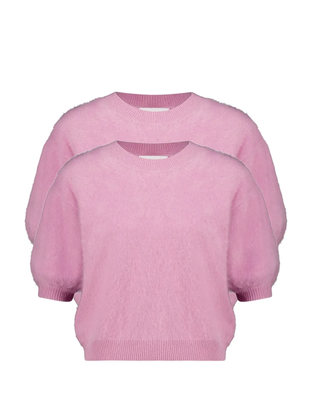 Lisa Yang Juniper knitted short-sleeve sweater - Pink