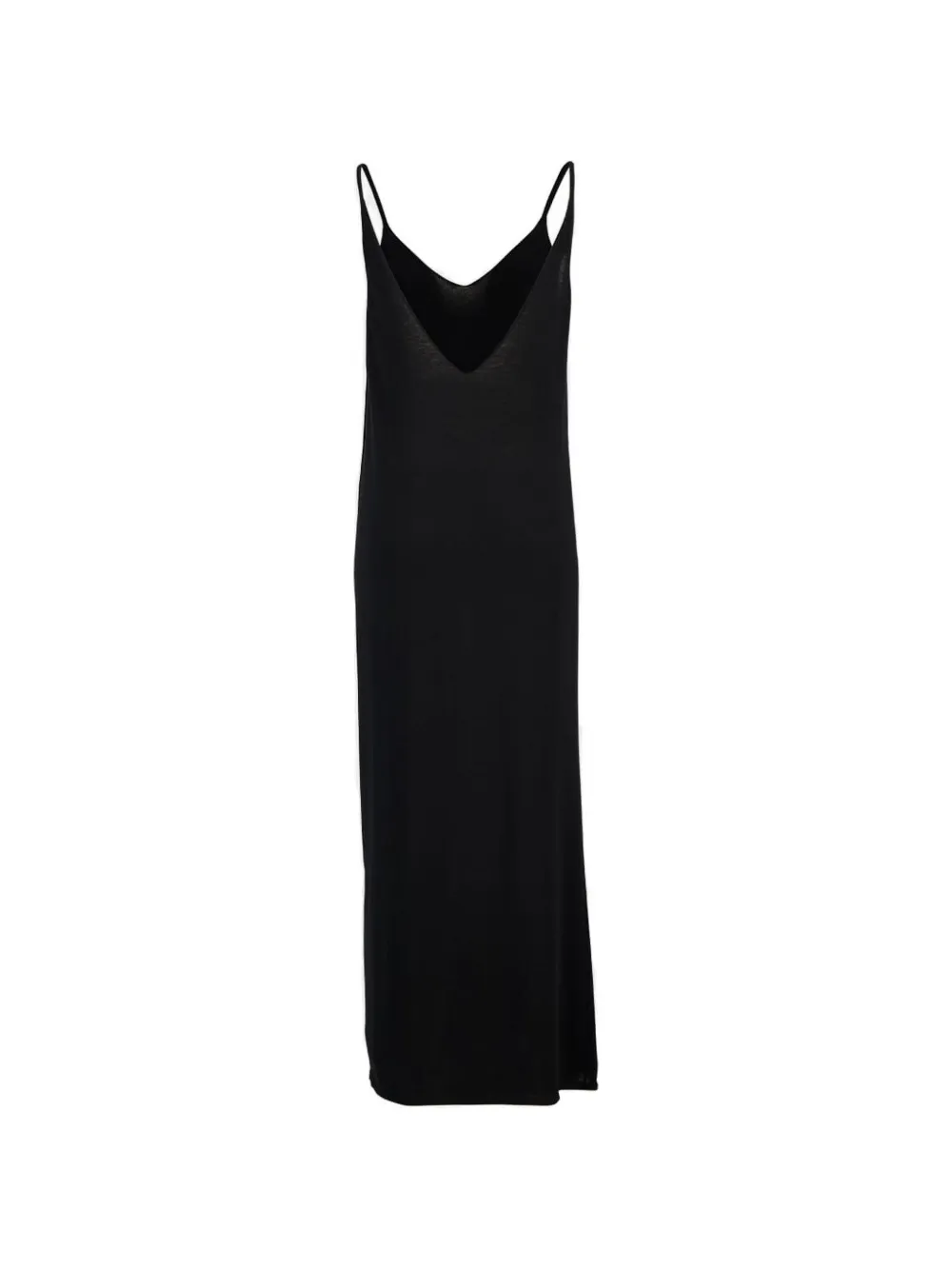 Lisa Yang Albina V-neck maxi dress - Zwart