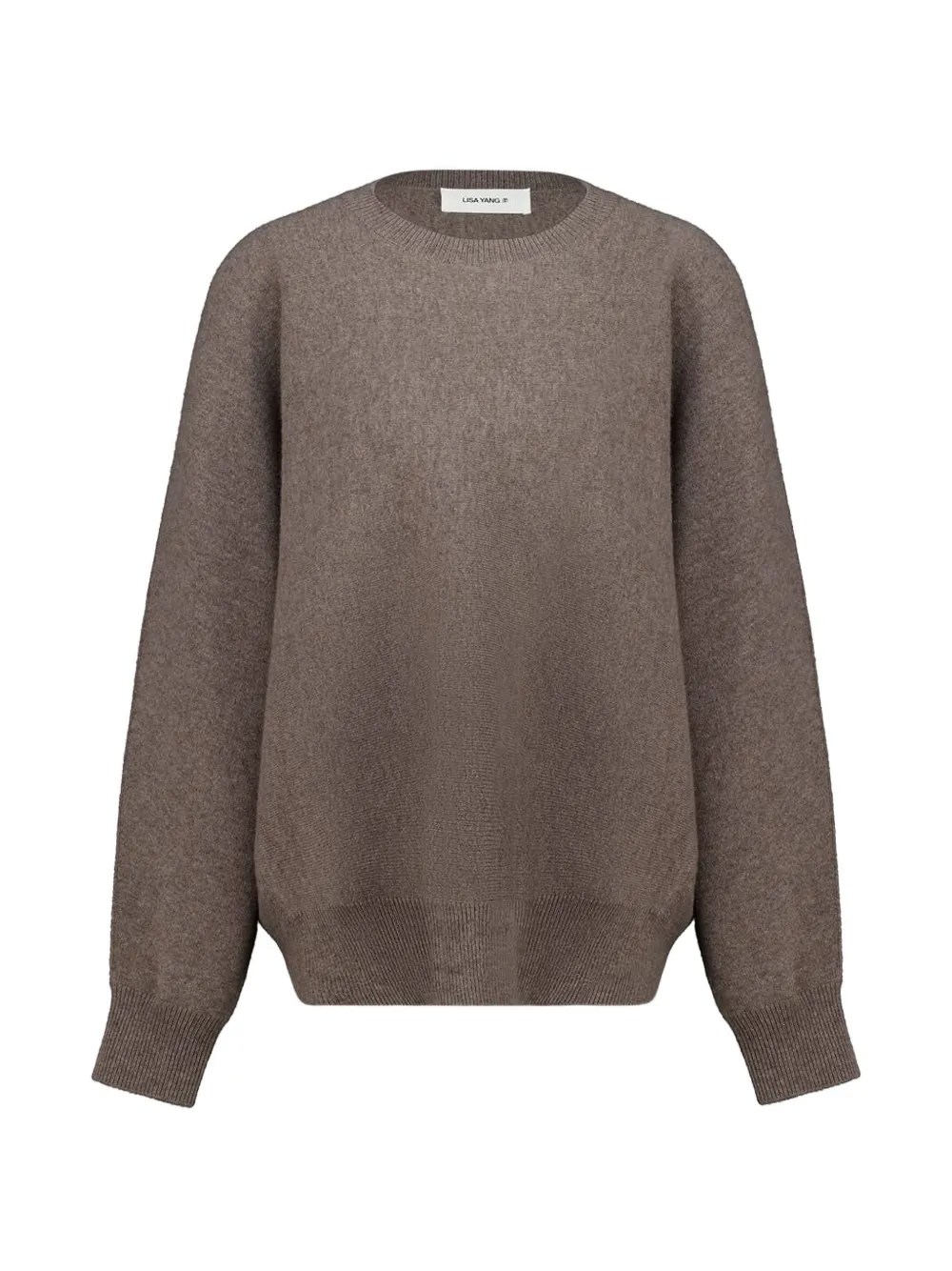 Lisa Yang Haily long-sleeve sweater - Marrone