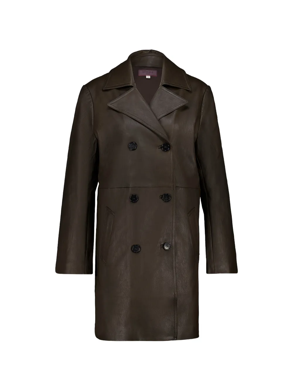 Stouls Lucia leather coat - Braun