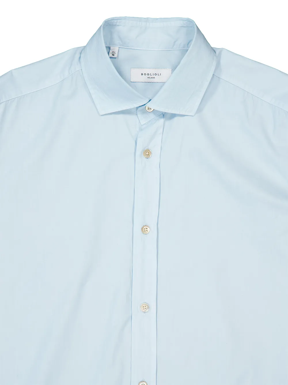 Boglioli Overhemd met lange mouwen Blauw