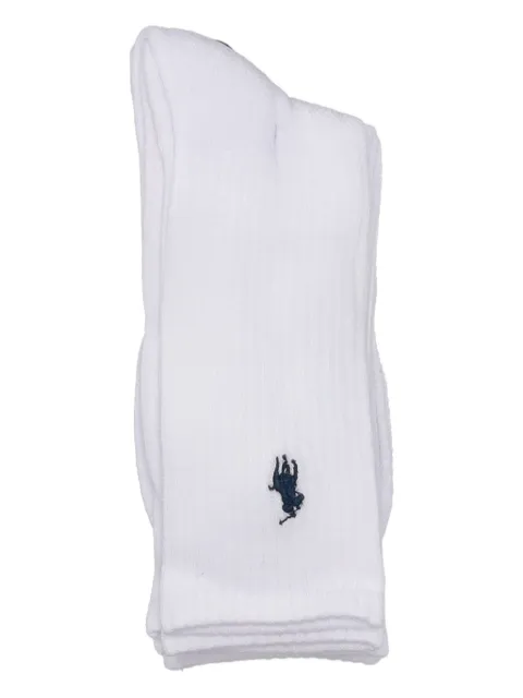 Polo Ralph Lauren set de  tres pares de calcetines con logo bordado