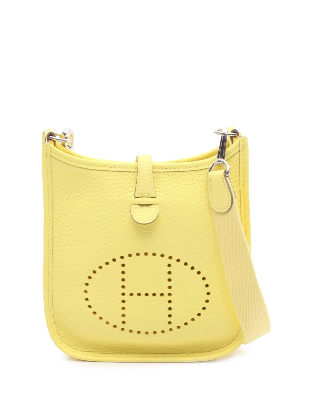 Hermès Pre-Owned 2024 Clemence Evelyne TPM crossbody bag - Yellow