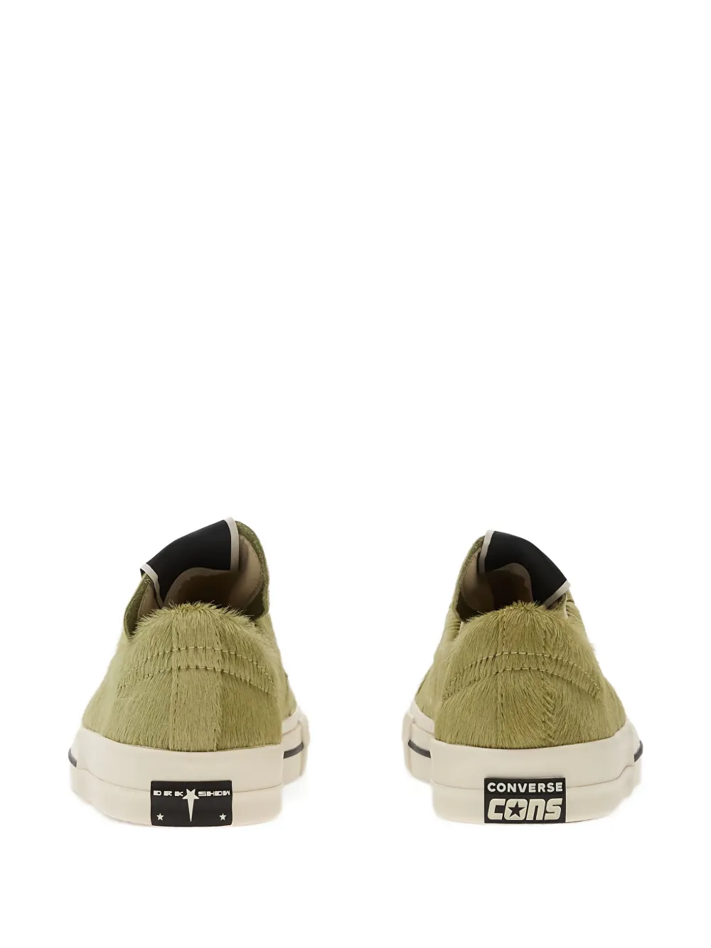 Rick Owens DRKSHDW x Converse star-patch sneakers Groen