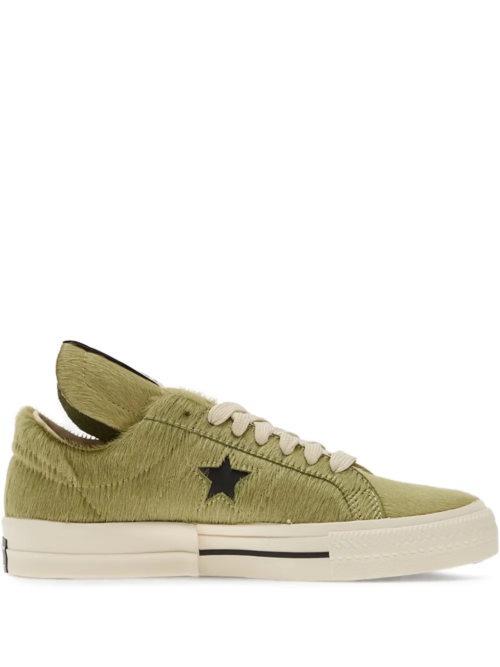 Rick Owens DRKSHDW x Converse star-patch sneakers | Green | Image 1