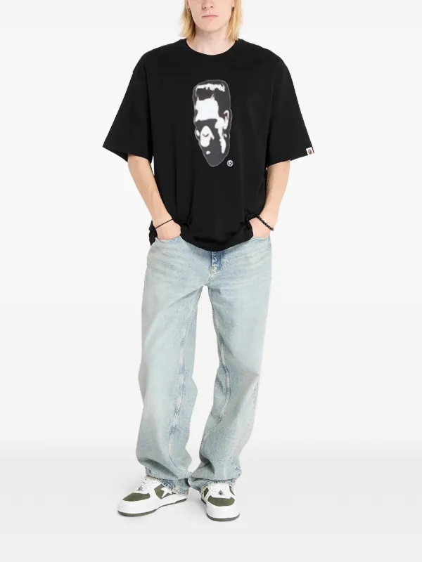 A BATHING APE® リラックスフィット Tシャツ | ブラック | FARFETCH JP