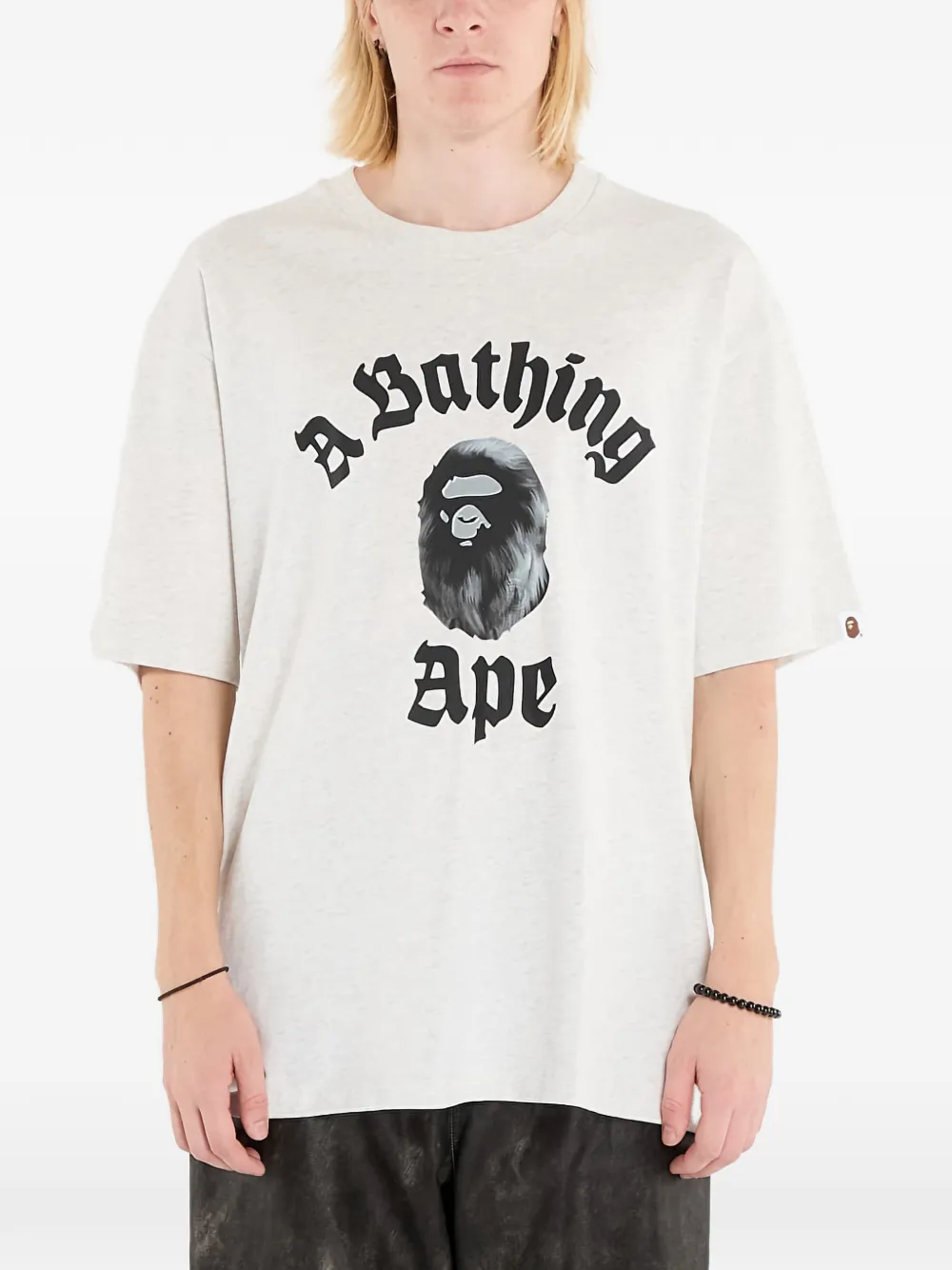 A BATHING APE® College T-shirt - Toni neutri