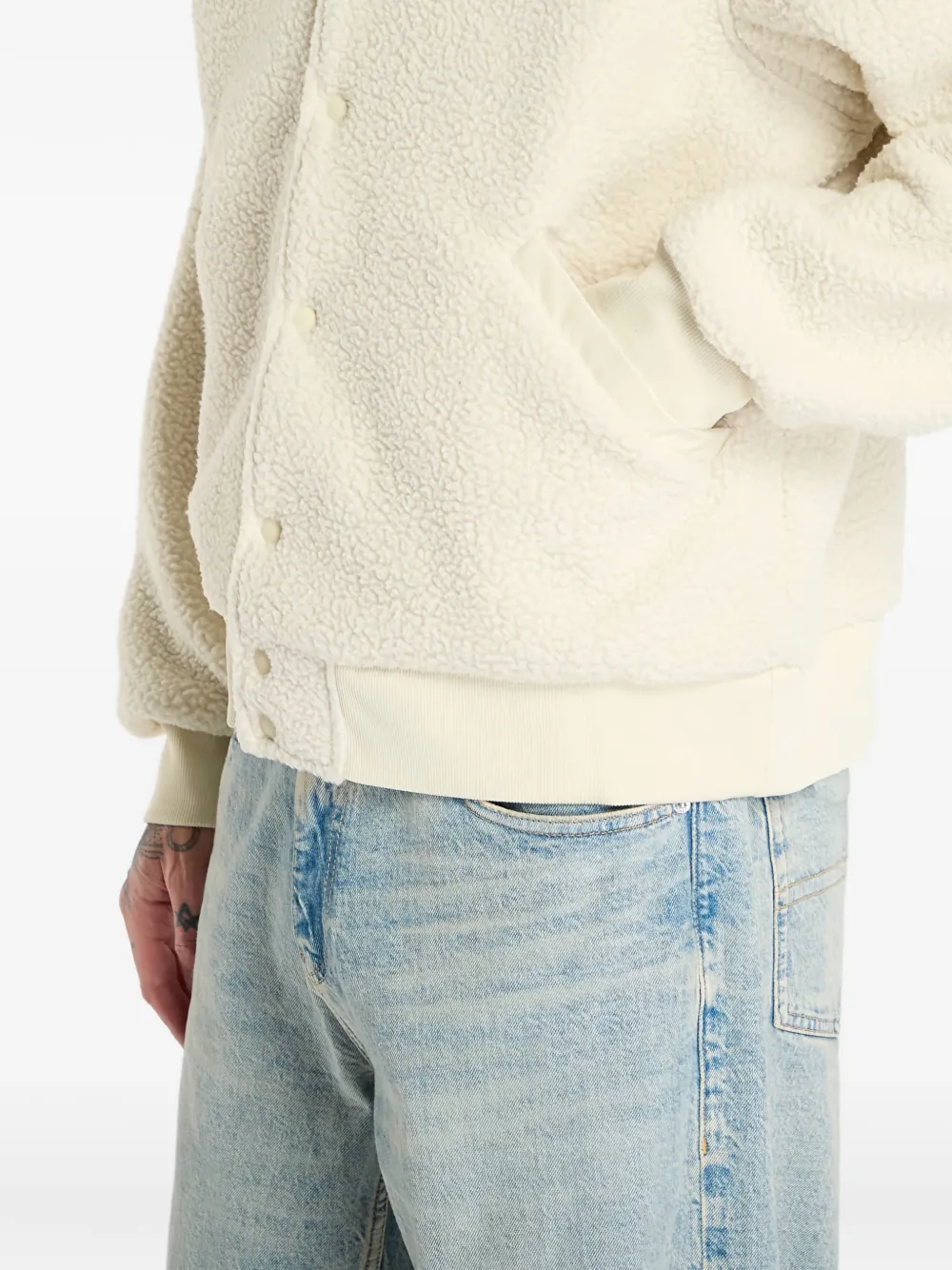 Nike Fleece trainingsjack Beige