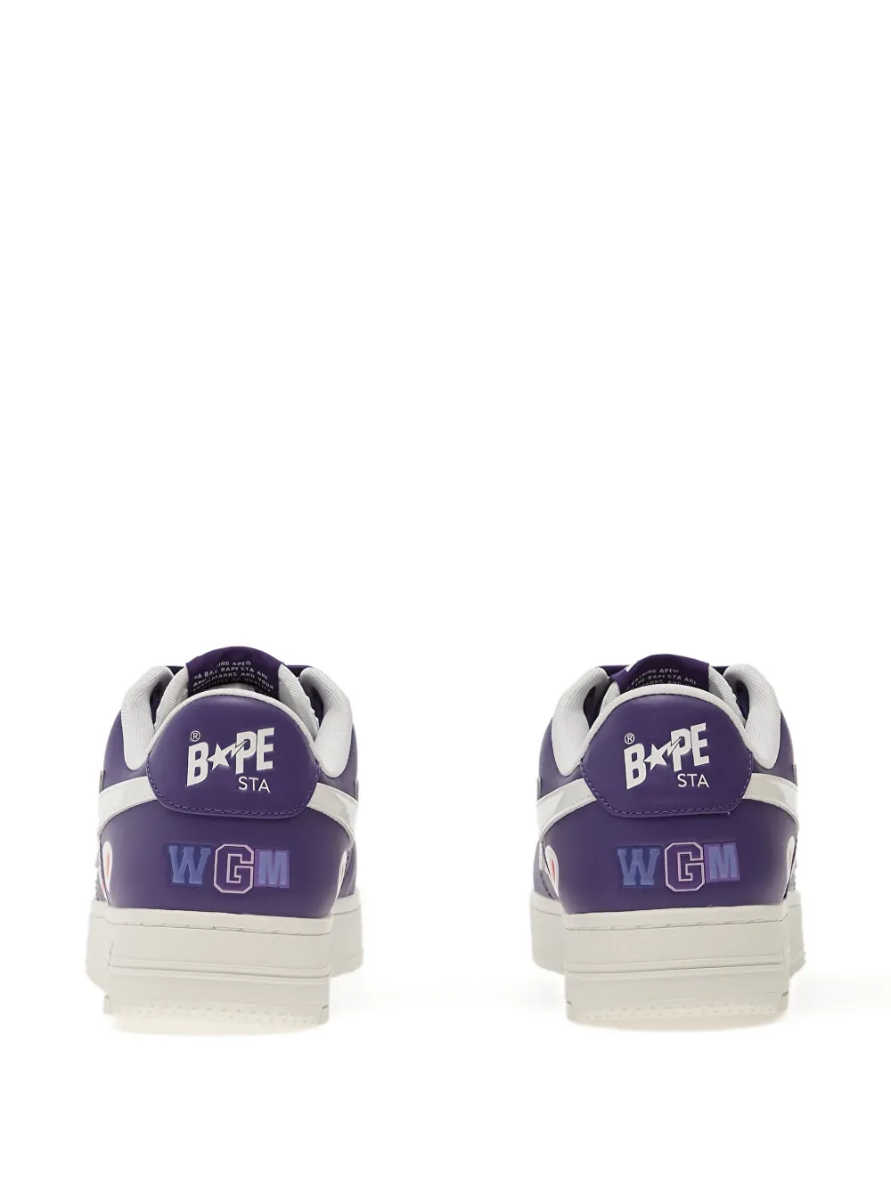 A BATHING APE STA Shark sneakers Paars