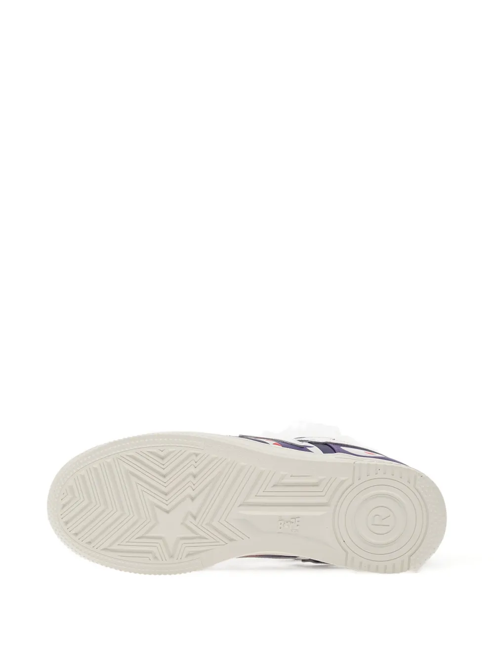 A BATHING APE STA Shark sneakers Paars