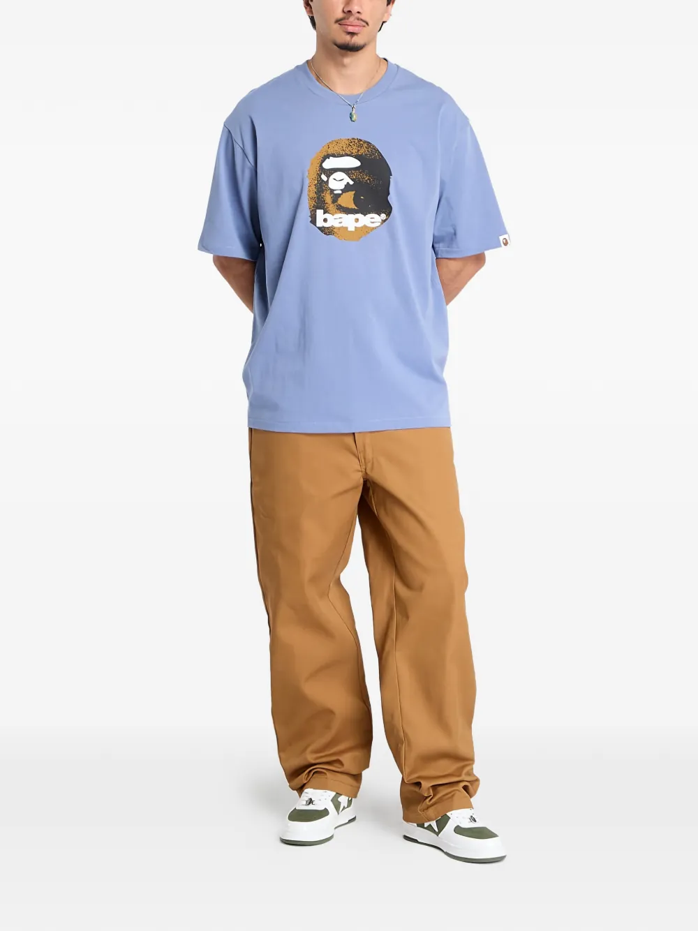 A BATHING APE Ape Head T-shirt - Blauw