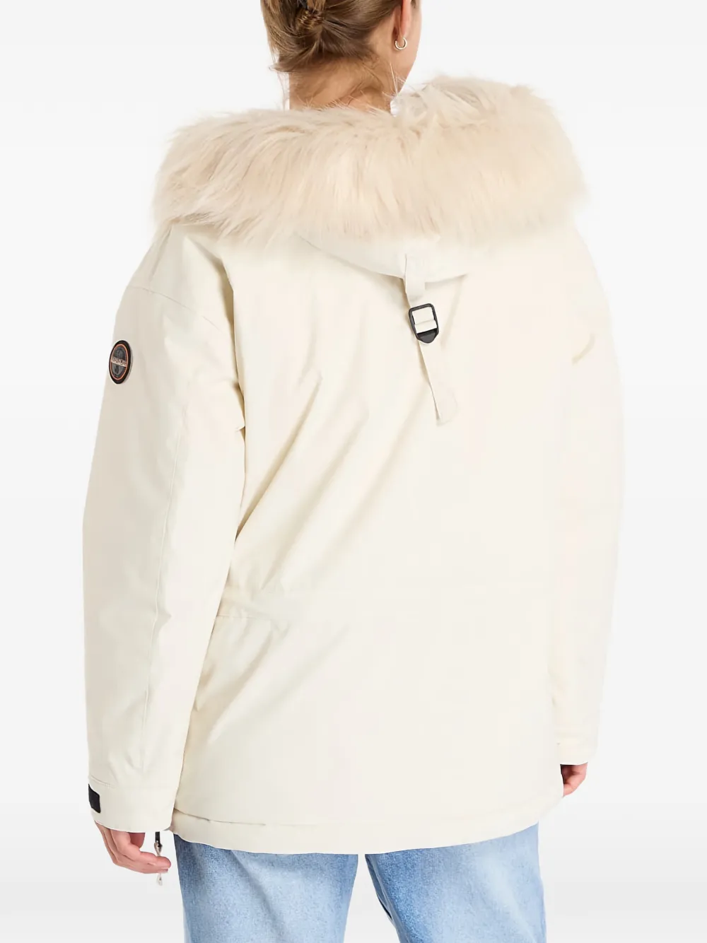 Napapijri Skidoo W 2.0 Hooded Jacket In Neutral