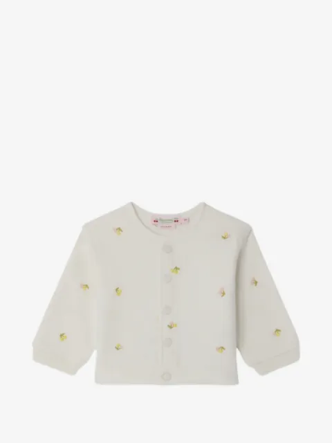 Bonpoint cardigan Eris à cerises brodées